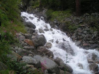 002-Aufstieg zum Klettersteig Lehner Wasserfall